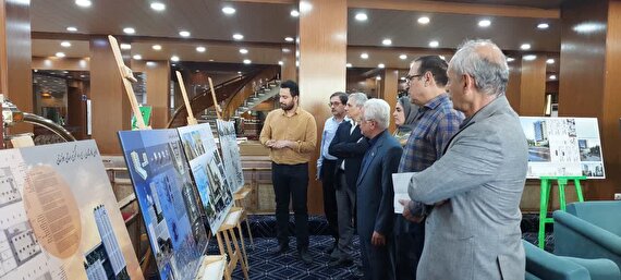 افتتاح نمایشگاه آثار طراحی معماری ساختمان جدید کانون کارشناسان رسمی دادگستری خوزستان