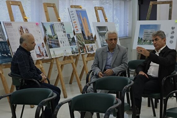 گزارش تصویری برگزاری نمایشگاه بررسی آثار طراحی معماری ساختمان جدید کانون کارشناسان رسمی دادگستری خوزستان