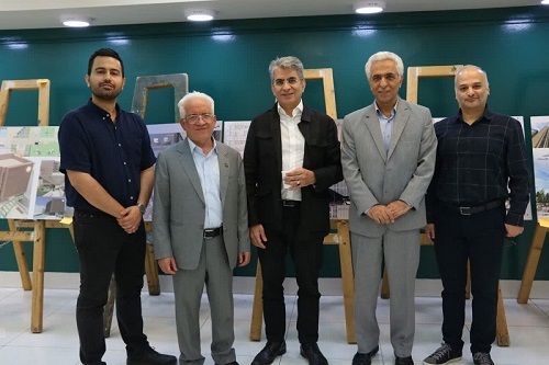 گزارش تصویری برگزاری نمایشگاه بررسی آثار طراحی معماری ساختمان جدید کانون کارشناسان رسمی دادگستری خوزستان