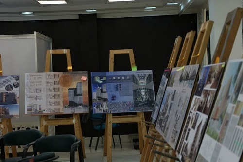 گزارش تصویری برگزاری نمایشگاه بررسی آثار طراحی معماری ساختمان جدید کانون کارشناسان رسمی دادگستری خوزستان